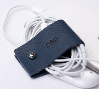Personalised Leather Cable Organiser, 2 of 8