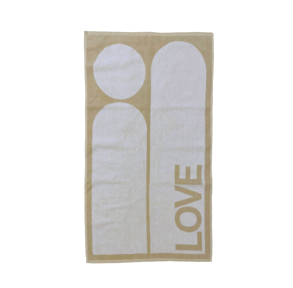 Love Tube Hand Towel, 1 of 5