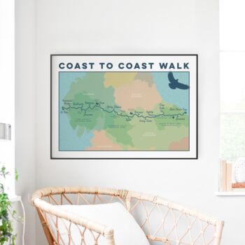 Coast To Coast Map Art Print, 2 of 9