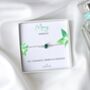 Emerald May Birthstone Bracelet | May Birthday Gift | Taurus Birthstone, thumbnail 1 of 9