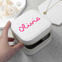 Personalised Summer Style White Jewellery Case, thumbnail 5 of 9