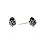 Baby Pine Cone Earrings Gold/Silver, thumbnail 8 of 11
