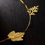 Gold Shimmer Falling Leaves LED Light Chain, thumbnail 5 of 5