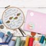 'Ditch The Straw' Cross Stitch Kit, thumbnail 1 of 1