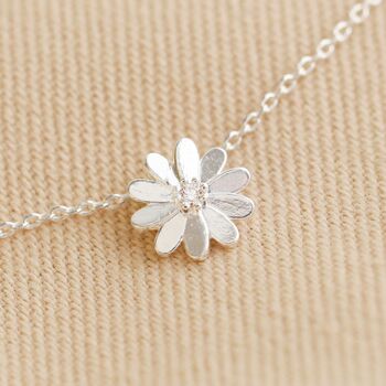 Daisy Charm Necklace, 3 of 8