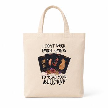 Funny Tarot Card Tote Bag Gift, 6 of 6