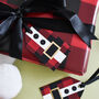 Gingham Christmas Wrapping Paper, thumbnail 2 of 4