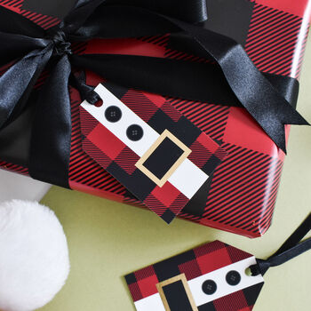 Gingham Christmas Wrapping Paper, 2 of 4