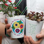 Flowers Personalised Teacher Plant Pot Gift, thumbnail 1 of 2