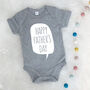 'Happy Father's Day' Babygrow, thumbnail 6 of 8