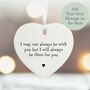 Personalised Porcelain Heart Always There Gift, thumbnail 1 of 2