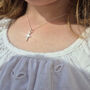 Children's Baptism Christening Or Holy Communion Sterling Silver Cross Necklace Gift, thumbnail 2 of 8