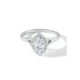Mischa White Gold Lab Grown Diamond Engagement Ring, thumbnail 3 of 5