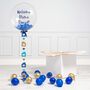 Personalised Blue Home Confetti Bubble Balloon, thumbnail 1 of 2