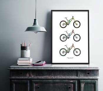 Peatys Last Orders Mountain Biking Art Print, 3 of 3