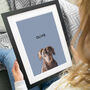 Personalised Pet Illustration Gift For Dog Lover, thumbnail 1 of 11