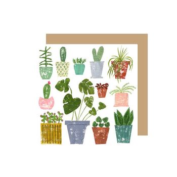 House Plant Greetings Card, 2 of 2