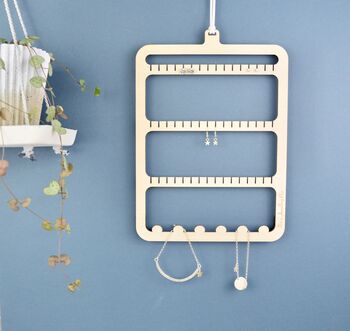 Wooden Earring Storage Stand, 4 of 9