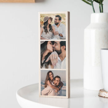 Triple Photo Wooden Block, 2 of 2