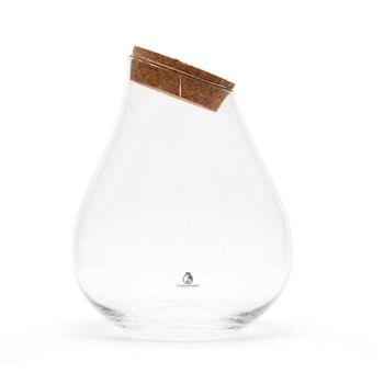 Small Teardrop Glass Container | H: 25 Cm, 3 of 6