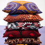 African Wax Print Cushion Cover, thumbnail 1 of 8
