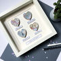 Personalised Map Hearts Story Picture | Wedding Gift, thumbnail 2 of 11