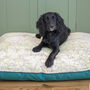 Personalised Vintage Map Dog Bed, thumbnail 1 of 7