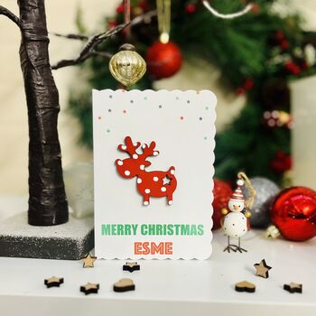 Christmas Card For Grandad, Nanny, Mum, Dad Any Name, 6 of 7