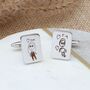 Your Own Image Personalised Cufflinks, thumbnail 1 of 2