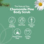 Chamomile Pine Body Scrub Natural Exfoliator 75g, thumbnail 6 of 10