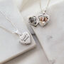 Sterling Silver Handwriting Heart Locket Necklace, thumbnail 1 of 8