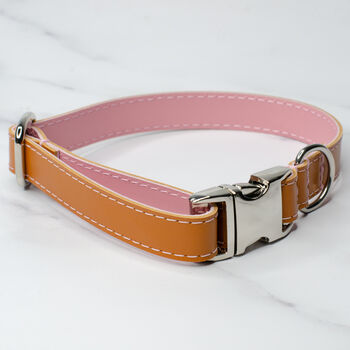 Soft Leather Adjustable Clip On Collar, 8 of 9