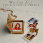 Personalised Birth Flower Family Album Photograph Necklace, thumbnail 4 of 10