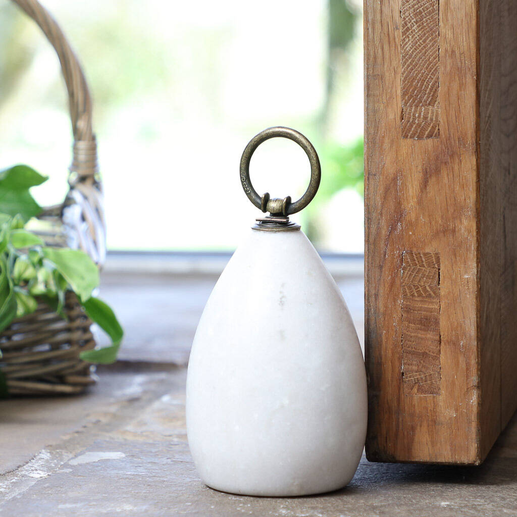 Contemporary Weighted Marble Door Stop By Dibor