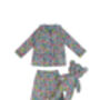 Bloom Girls Pyjama Set With Matching Teddy Bear, thumbnail 2 of 7