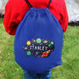 Personalised Space Blue Kit Bag, thumbnail 2 of 2