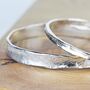 Textured Sterling Silver Wide Bangle, thumbnail 4 of 6