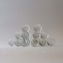 Set Of Two Clear Crystal Sphere Bookends, thumbnail 1 of 2