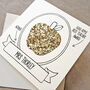 Gold Apple Award Personalised Thank You Teacher Card, thumbnail 1 of 4