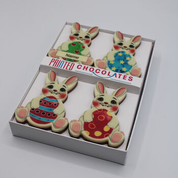 Personalised Chocolate Bunny, 2 of 2