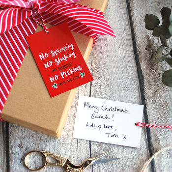 Christmas Gift Rules Gift Tags, 3 of 3