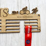 Personalised Wooden Triathlon Medal Display Holder, thumbnail 6 of 6