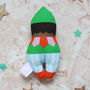 Christmas Elf Rattle Toy, thumbnail 5 of 7