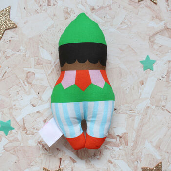 Christmas Elf Rattle Toy, 5 of 7