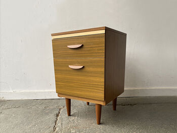 Vintage 1960’s Mid Century Bedside Cabinet, 3 of 8