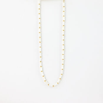 Mother Of Pearl Gold Necklace, 9 of 9