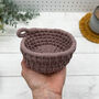 Macrame Kit, Baskets Mauve, thumbnail 6 of 8