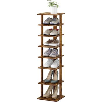 Seven Tier Shoe Shelf Rack Storage Cabinet Shoe Tower, 4 of 7