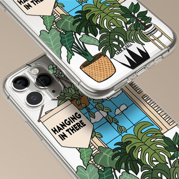 Hanging In There House Plants Phone Case For iPhone, 7 of 11
