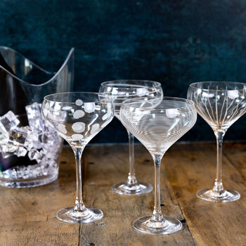 Deco Champagne Saucers, 3 of 7